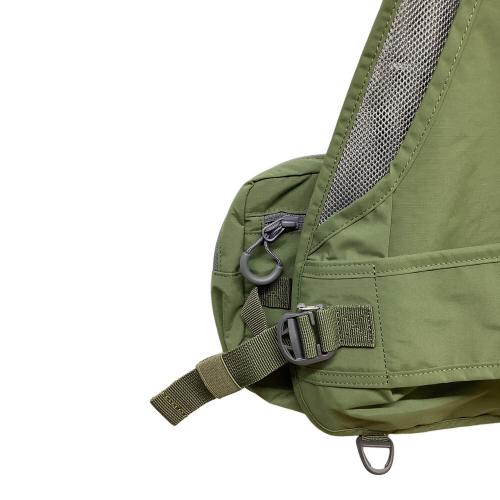 Abu Garcia (アブガルシア) フィッシングベスト メンズ SIZE Free オリーブ