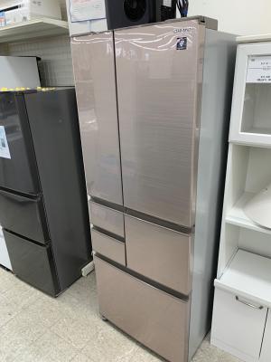 SHARP (シャープ) 6ドア冷蔵庫 自氷付 フレンチドア SJ-X504H-T 2021年製 502L クリーニング済