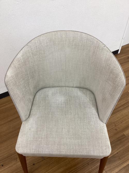 arflex (アルフレックス) ダイニングチェアー FLUTE ライトグレー