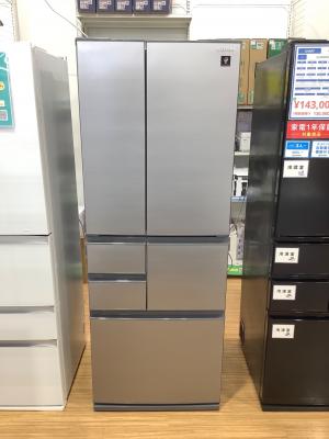 SHARP (シャープ) 6ドア冷蔵庫 SJ-X508K-S 2023年製 502L