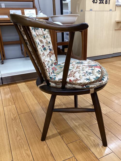 ercol (アーコール) イス ブラウン シール無 451 スモーカーズチェア