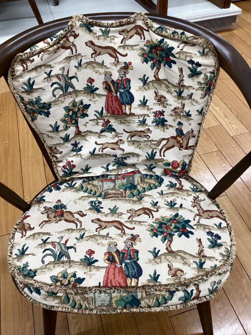 ercol (アーコール) イス ブラウン シール無 451 スモーカーズチェア