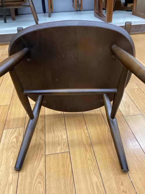 ercol (アーコール) イス ブラウン シール無 451 スモーカーズチェア