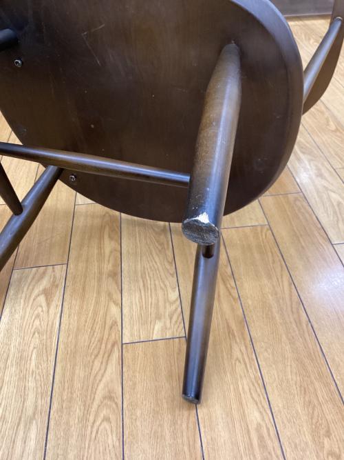 ercol (アーコール) イス ブラウン シール無 451 スモーカーズチェア