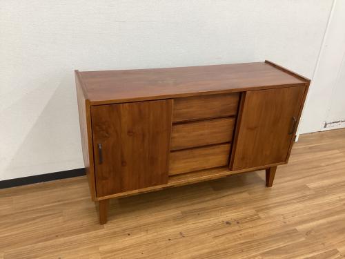 サイドボード ブラウン アジアンビンテージデザイン チーク無垢材