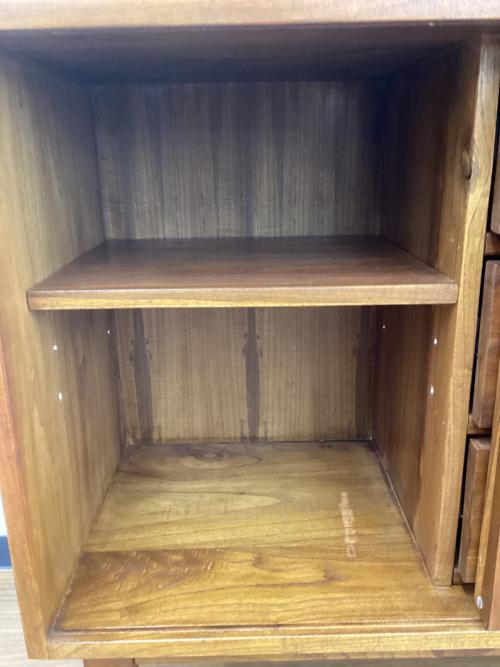 サイドボード ブラウン アジアンビンテージデザイン チーク無垢材