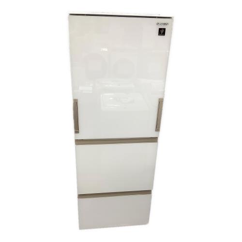 SHARP (シャープ) 3ドア冷蔵庫 自動製氷機能付き SJ-GH35G-W 2024年製 350L 清掃【未実施】