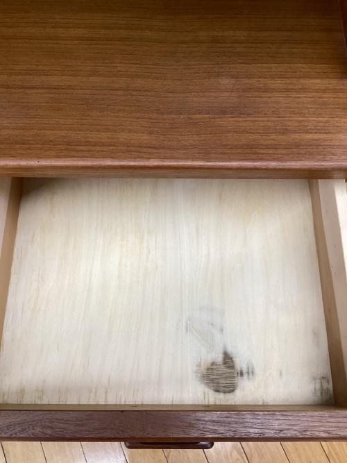 日田工芸 (ヒタコウゲイ) レンジボード ブラウン ジャパンビンテージ品 3枚扉 チーク材 maxim