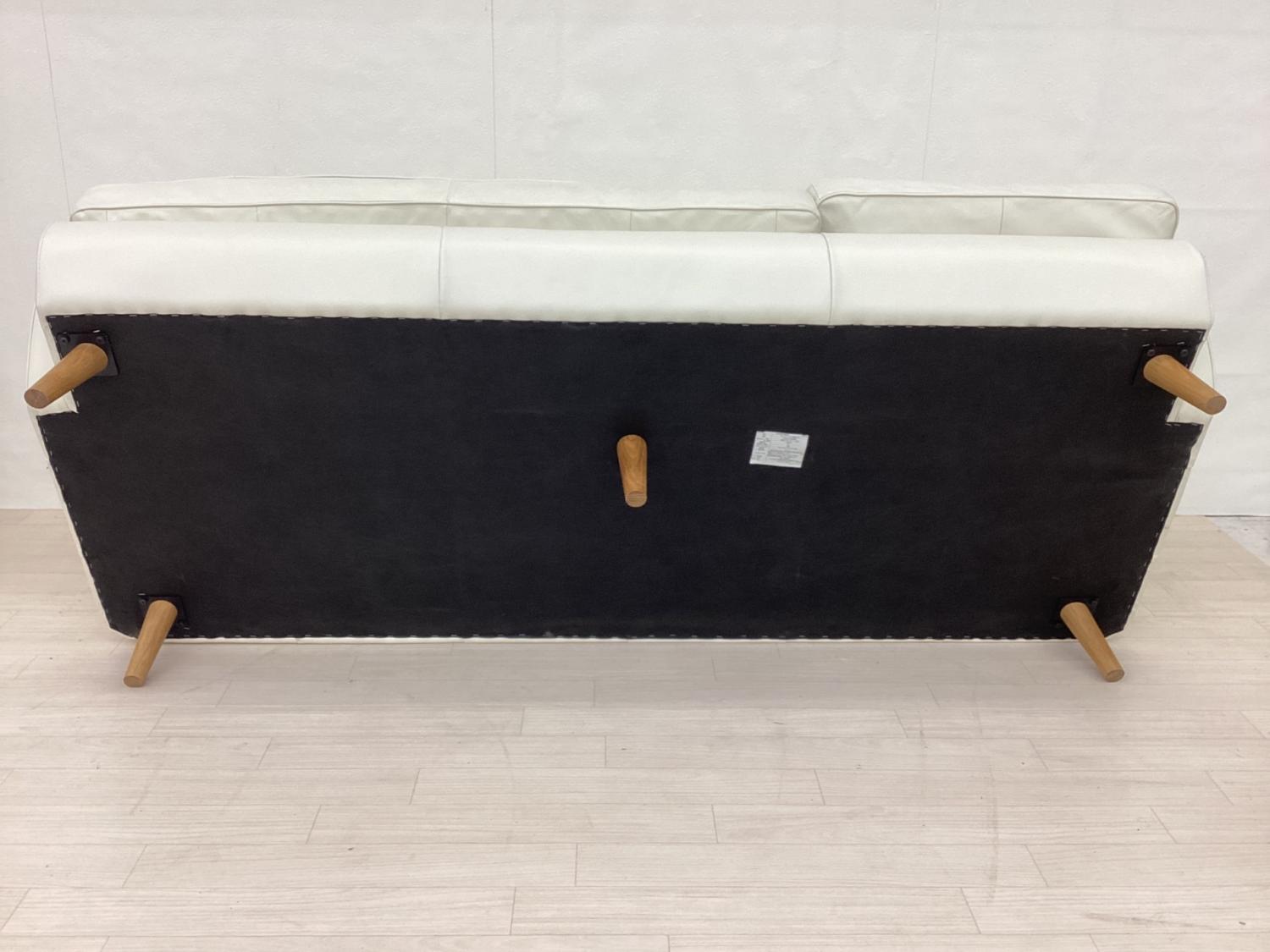 KEYUCA (ケユカ) カウチソファー ホワイト 河淳株式会社/KAWAJUN 3人