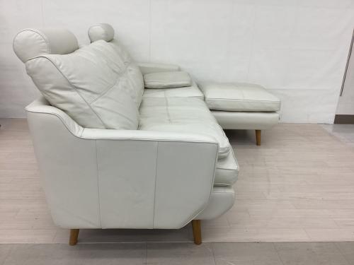 KEYUCA (ケユカ) カウチソファー ホワイト 河淳株式会社/KAWAJUN 3人 KEYUCA (ケユカ) カウチソファー ホワイト 河淳株式会社/KAWAJUN 3人