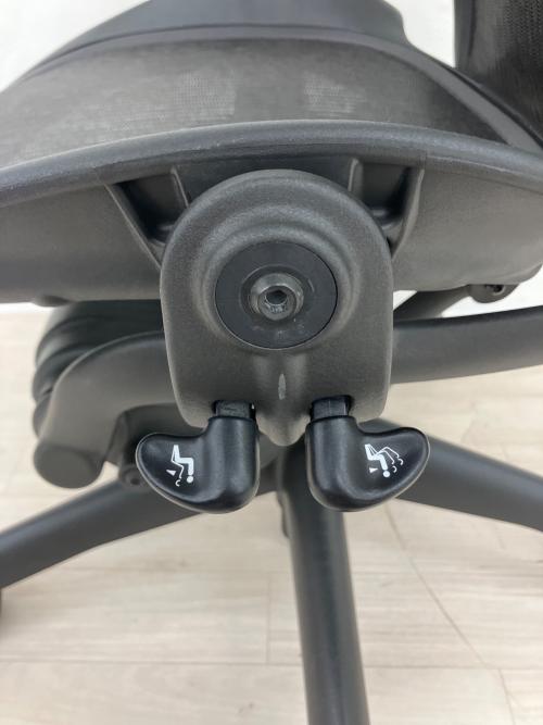 Herman Miller (ハーマンミラー) アーロンチェア ポスチャーフィット Bsize フル装備 グラファイトベース クラシックモデル AE123AWB