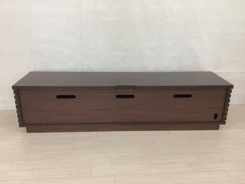 テレビボード ブラウン 引き出し付 木製 幅:約170㎝