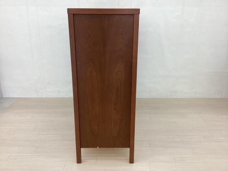 KEYUCA (ケユカ) チェスト ブラウン 4段 木製 ラダーチェスト 幅:約120