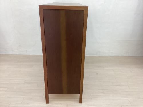 KEYUCA (ケユカ) チェスト ブラウン 4段 木製 ラダーチェスト 幅:約120㎝