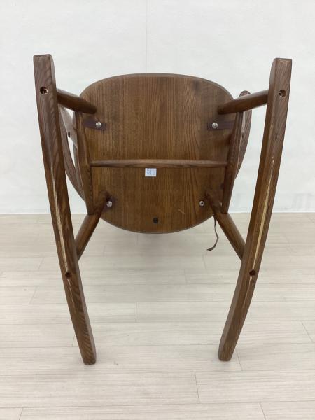 ercol (アーコール) ロッキングチェアー ブラウン×ベージュ/花柄