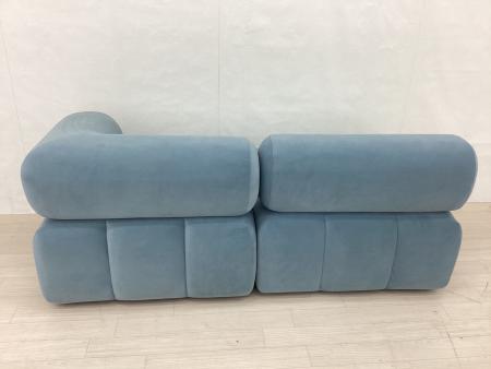 Franc franc (フランフラン) ソファー ブルー ファブリック パフィ