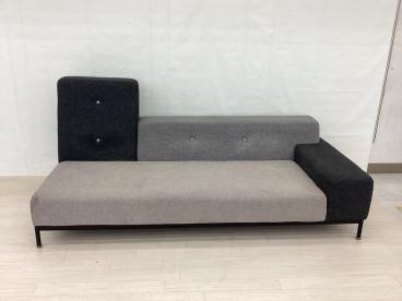 SIEVE (シーヴ) 1人掛けソファー グレー×ナチュラル 1人掛け SVE