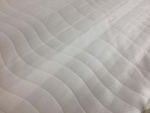 ACTUS (アクタス) キッズベッド ホワイト×ナチュラル マットレスセット ロフト式 メープル材・バーチ材 TEMPO 幅:約92.5㎝