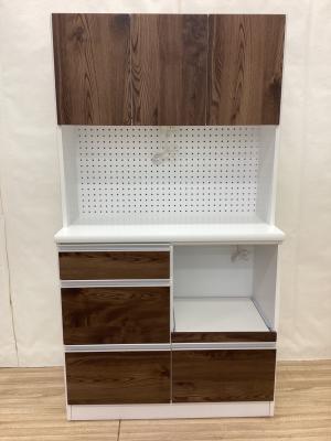 レンジボード ブラウン ミラノ モイス加工 幅:約100㎝