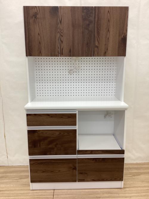 レンジボード ブラウン ミラノ モイス加工 幅:約100㎝