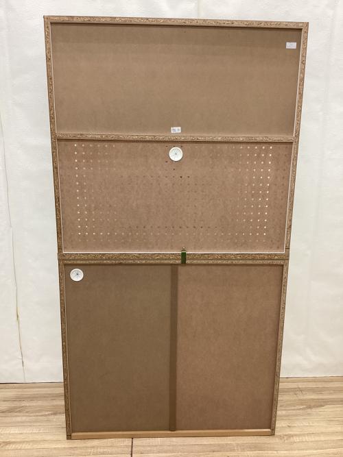 レンジボード ブラウン ミラノ モイス加工 幅:約100㎝