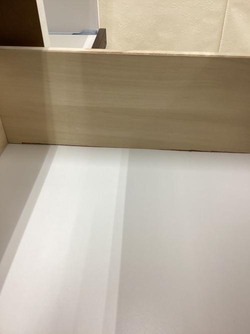 レンジボード ブラウン ミラノ モイス加工 幅:約100㎝