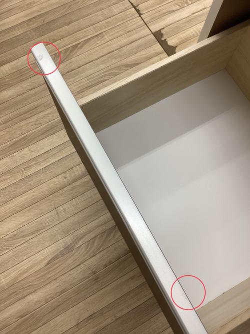 レンジボード ブラウン ミラノ モイス加工 幅:約100㎝