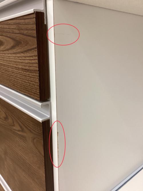 レンジボード ブラウン ミラノ モイス加工 幅:約100㎝