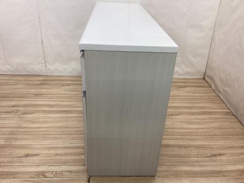 三友ファニチャー (サントモファニチャー) キッチンカウンター ホワイト プレーン 幅:約150㎝