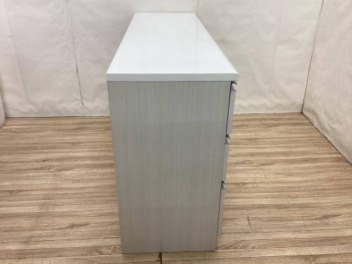 三友ファニチャー (サントモファニチャー) キッチンカウンター ホワイト プレーン 幅:約150㎝