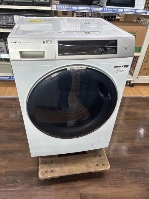 AQUA (アクア) ドラム式洗濯乾燥機 10.0kg 5.0kg AQW-DM10R-L(W) 2025年製 リファビッシュ品 クリーニング済 50Hz／60Hz