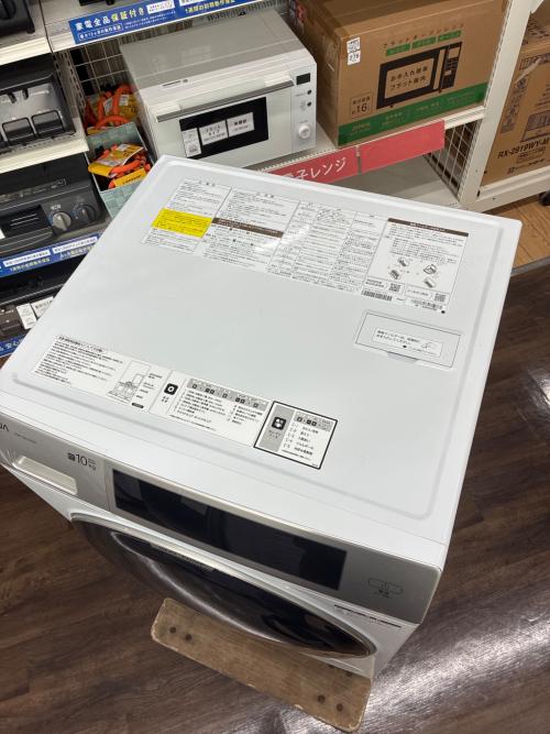 AQUA (アクア) ドラム式洗濯乾燥機 10.0kg 5.0kg AQW-DM10R-L(W) 2025年製 リファビッシュ品 クリーニング済 50Hz／60Hz