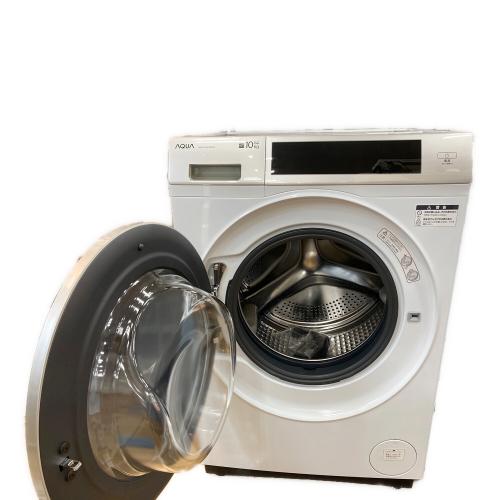 AQUA (アクア) ドラム式洗濯乾燥機 10.0kg 5.0kg AQW-DM10R-L(W) 2024年製 リファビッシュ品 クリーニング済 50Hz／60Hz