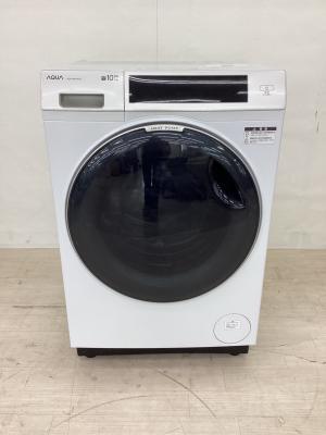 AQUA (アクア) ドラム式洗濯乾燥機 AQW-DM10R-L(W) 2025年製 洗剤ケース欠け有