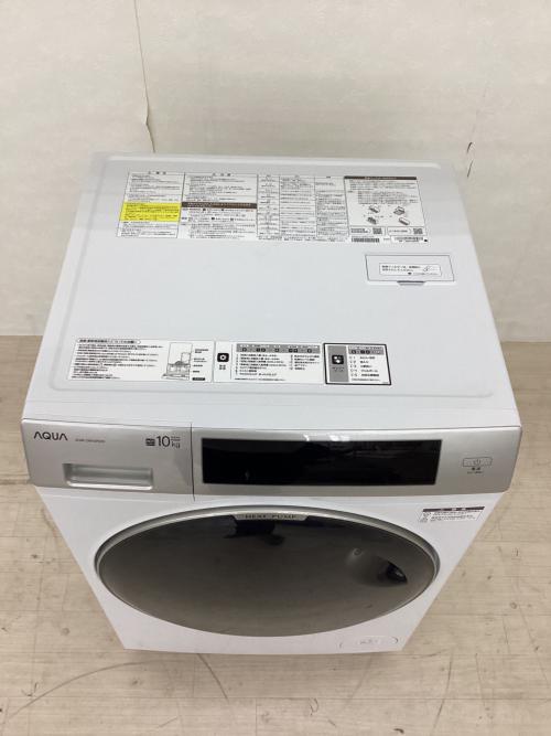 AQUA (アクア) ドラム式洗濯乾燥機 AQW-DM10R-L(W) 2025年製 洗剤ケース欠け有