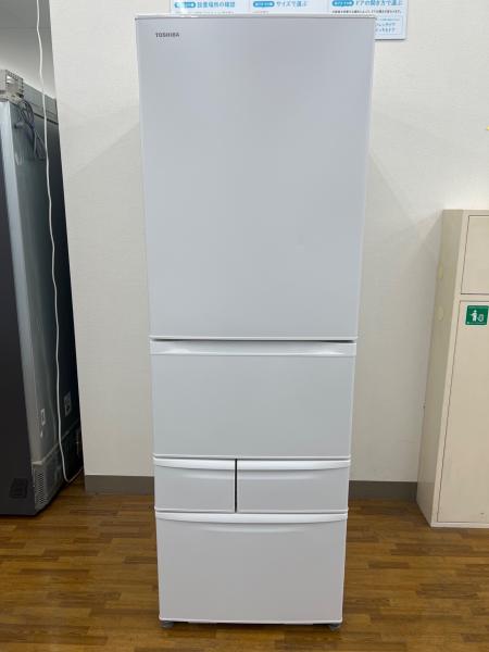 6か月間動作保証付　TOSHIBA　5ドア冷蔵庫　410L　2017年製　GR-K41GXVEL【トレファク南柏店】 TOSHIBA (トウシバ) 5ドア冷蔵庫 GR-V41GH 2023年製 411L｜トレファク