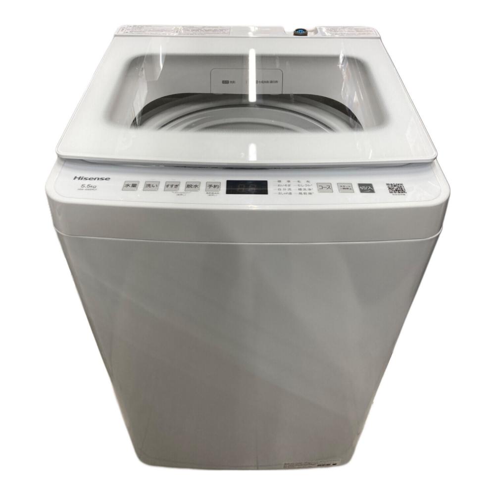 Hisense洗濯機5.5キロ✨2024年!! Hisense (ハイセンス) 全自動洗濯機 5.5kg HW-G55NJ1 2024年製