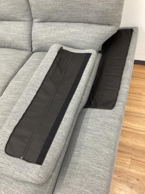 ニトリ カウチソファー グレー LB033LC ファブリック