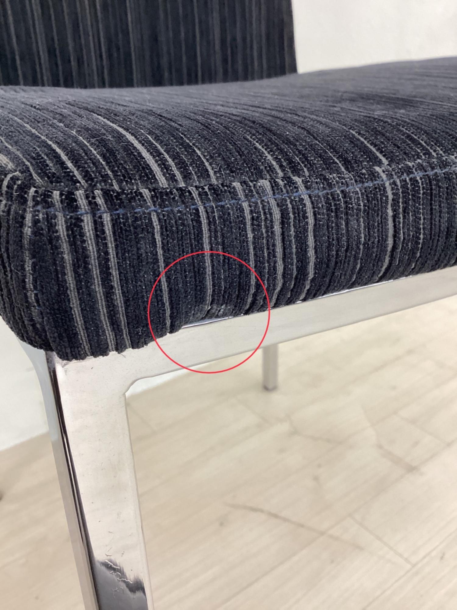 BoConcept (ボーコンセプト) ダイニングチェアー ブラック×シルバー