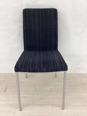 BoConcept (ボーコンセプト) ダイニングチェアー ブラック×シルバー VEGA