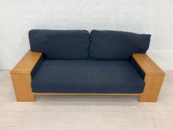 CONDE HOUSE (カンディハウス) 2人掛けソファー ネイビー ファブリック ボルス