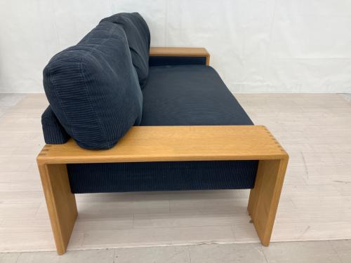 CONDE HOUSE (カンディハウス) 2人掛けソファー ネイビー ファブリック ボルス