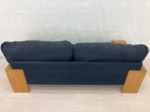 CONDE HOUSE (カンディハウス) 2人掛けソファー ネイビー ファブリック ボルス