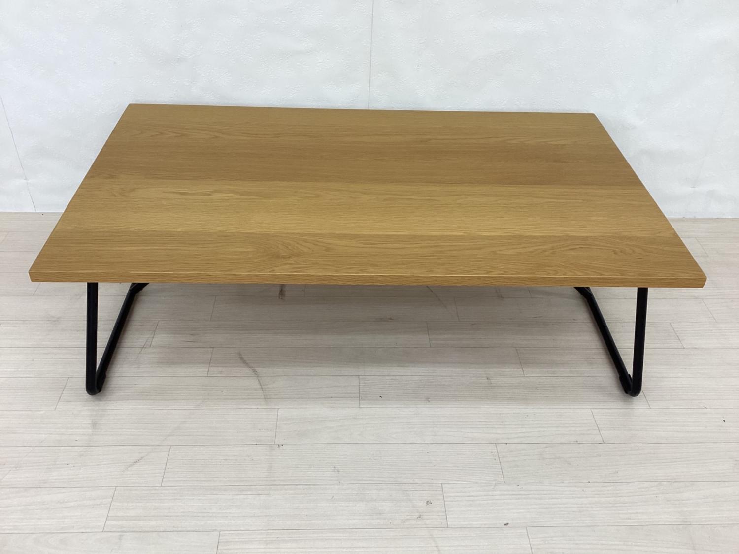 無印良品 (ムジルシリョウヒン) 折りたたみテーブル ナチュラル