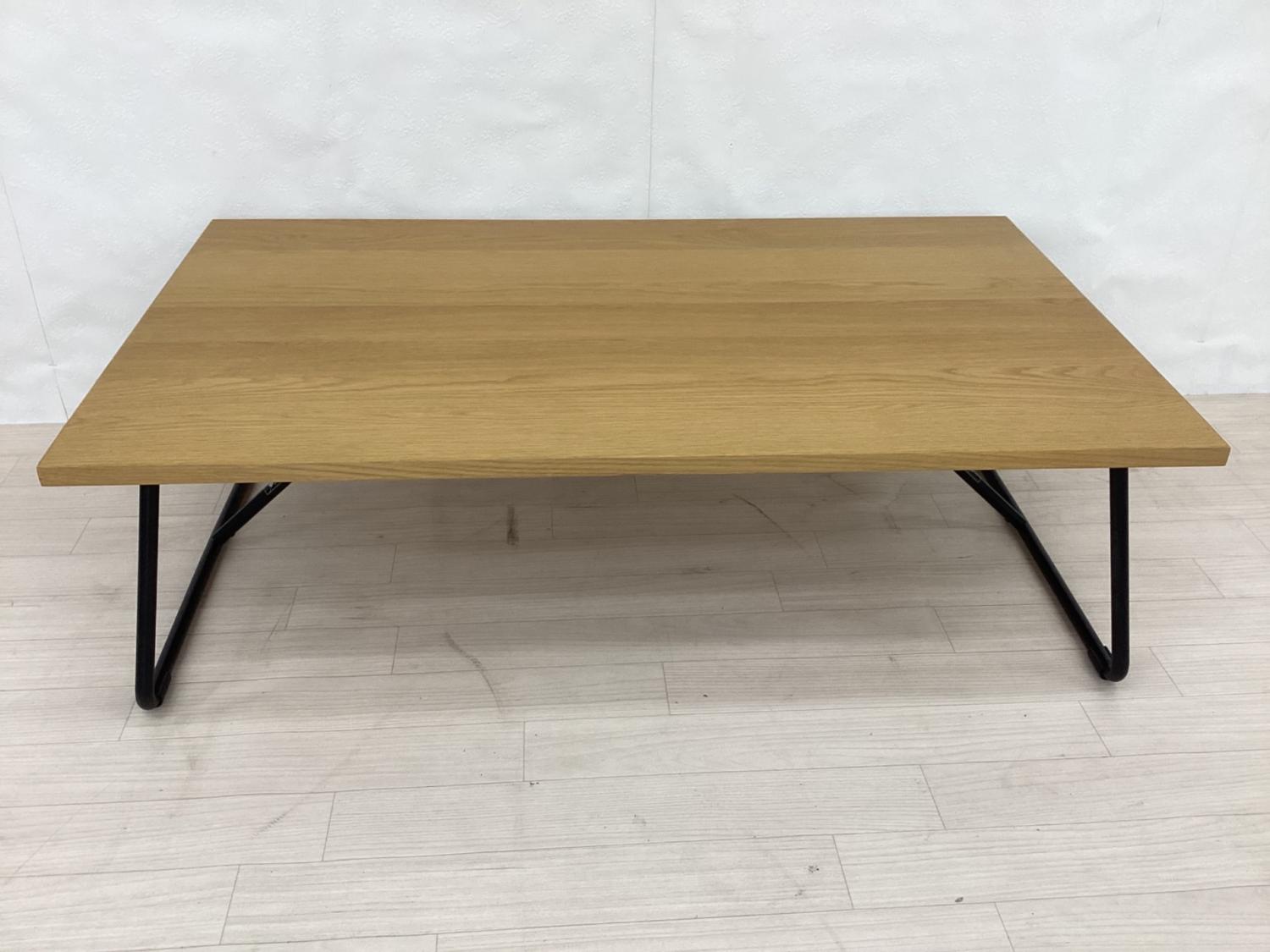 無印良品 (ムジルシリョウヒン) 折りたたみテーブル ナチュラル