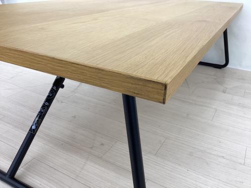 【廃盤】 無印良品 折りたたみローテーブル オーク材 ナチュラル 120cm 廃盤】 無印良品 折りたたみローテーブル オーク材 ナチュラル