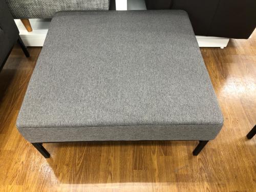 LOWYA (ロウヤ) 2人掛けソファー グレー オットマン付 ファブリック