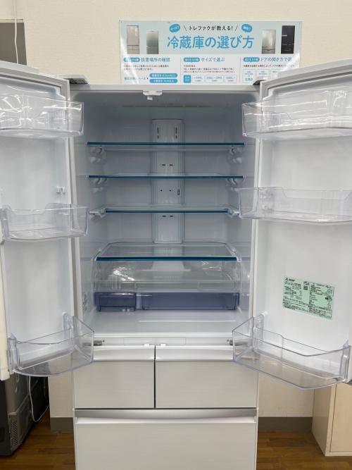 MITSUBISHI (ミツビシ) 6ドア冷蔵庫 MR-WX47H-W 2023年製 470L 