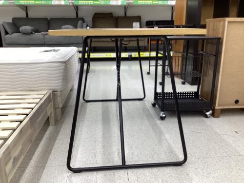 無印良品 (ムジルシリョウヒン) 折りたたみテーブル ナチュラル×ブラック 木製折りたたみテーブル