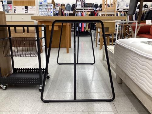 無印良品 (ムジルシリョウヒン) 折りたたみテーブル ナチュラル×ブラック 木製折りたたみテーブル